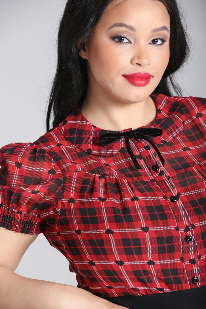 Date Night Blouse sold by Hell Bunny product image thumbnail 3