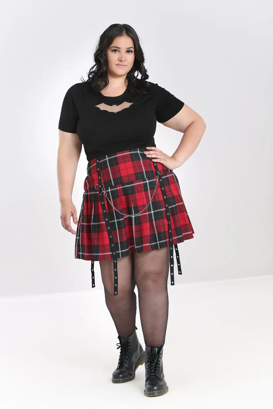 Brody Mini Skirt sold by Hell Bunny product image thumbnail 2