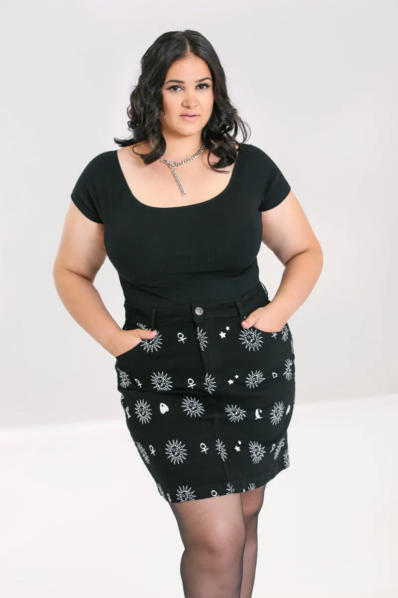 Oculus Mini Skirt sold by Hell Bunny product image thumbnail 3