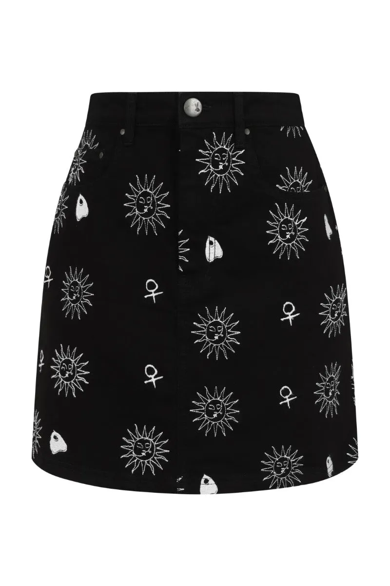 Oculus Mini Skirt sold by Hell Bunny product image thumbnail 4