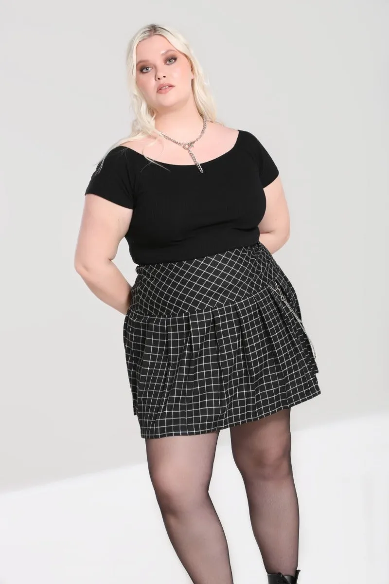 Tate Mini Skirt sold by Hell Bunny