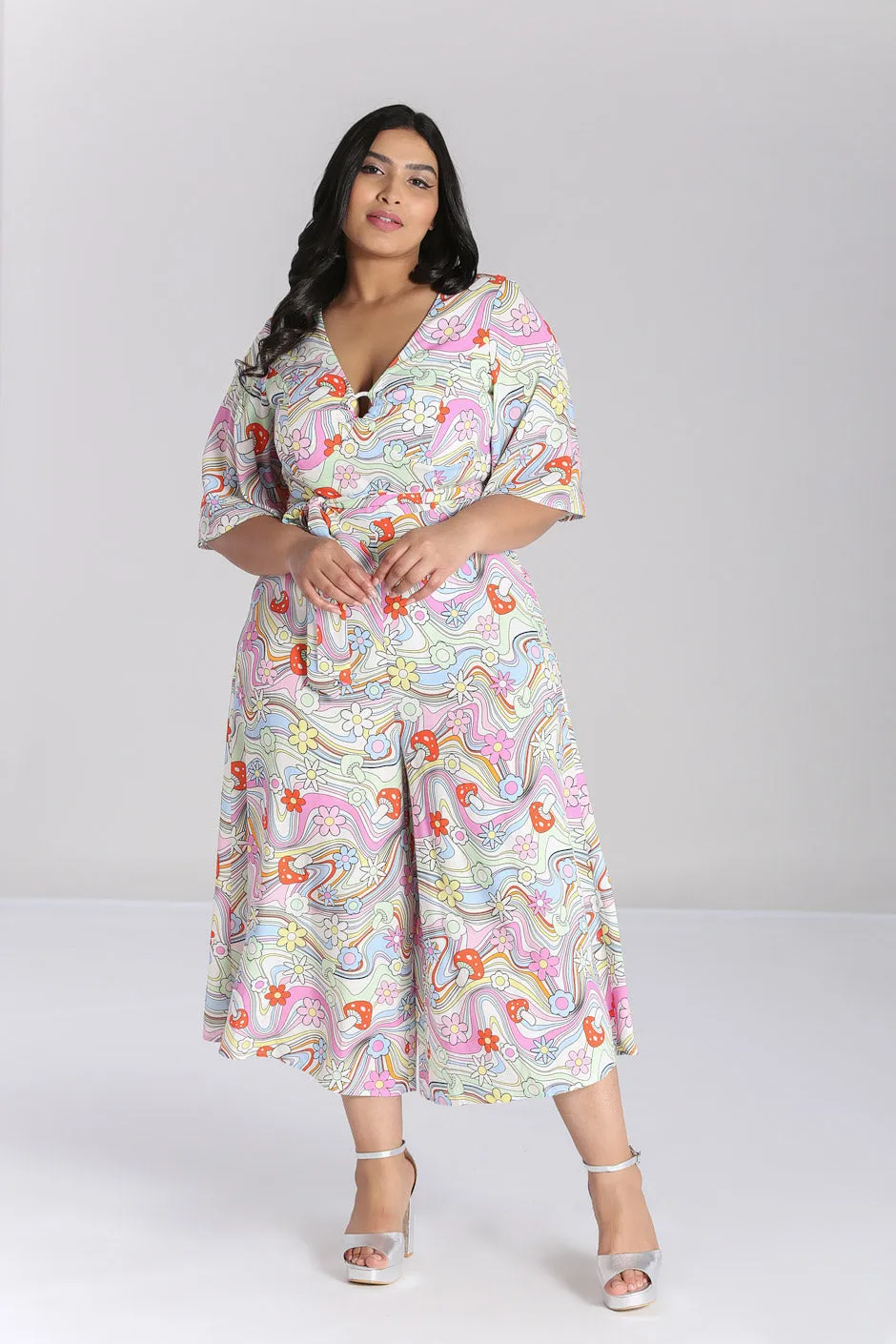 Happy Daze Jumpsuit sold by Hell Bunny