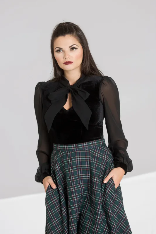 Gabriella Top sold by Hell Bunny