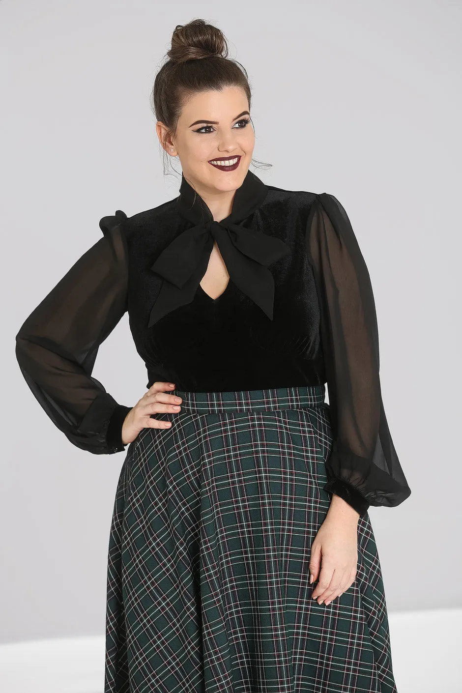 Gabriella Top sold by Hell Bunny product image thumbnail 5
