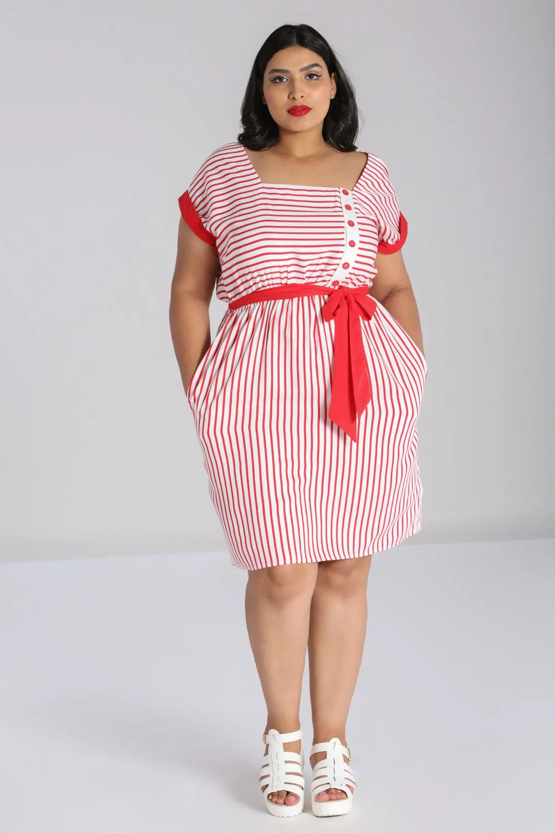 Ahoy Dress sold by Hell Bunny product image thumbnail 2