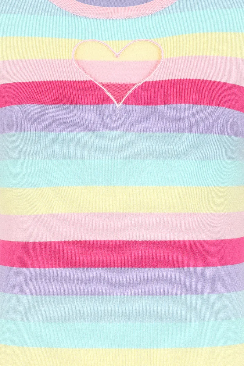 Love Heart Top sold by Hell Bunny product image thumbnail 4