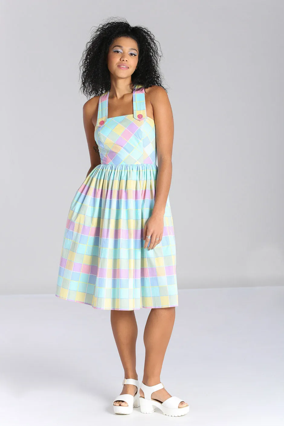 Skye Midi Dress sold by Hell Bunny
