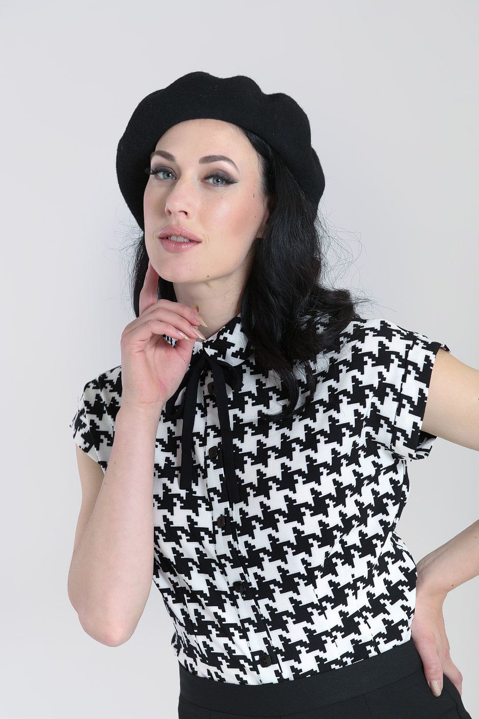 Blake Blouse sold by Hell Bunny product image thumbnail 2