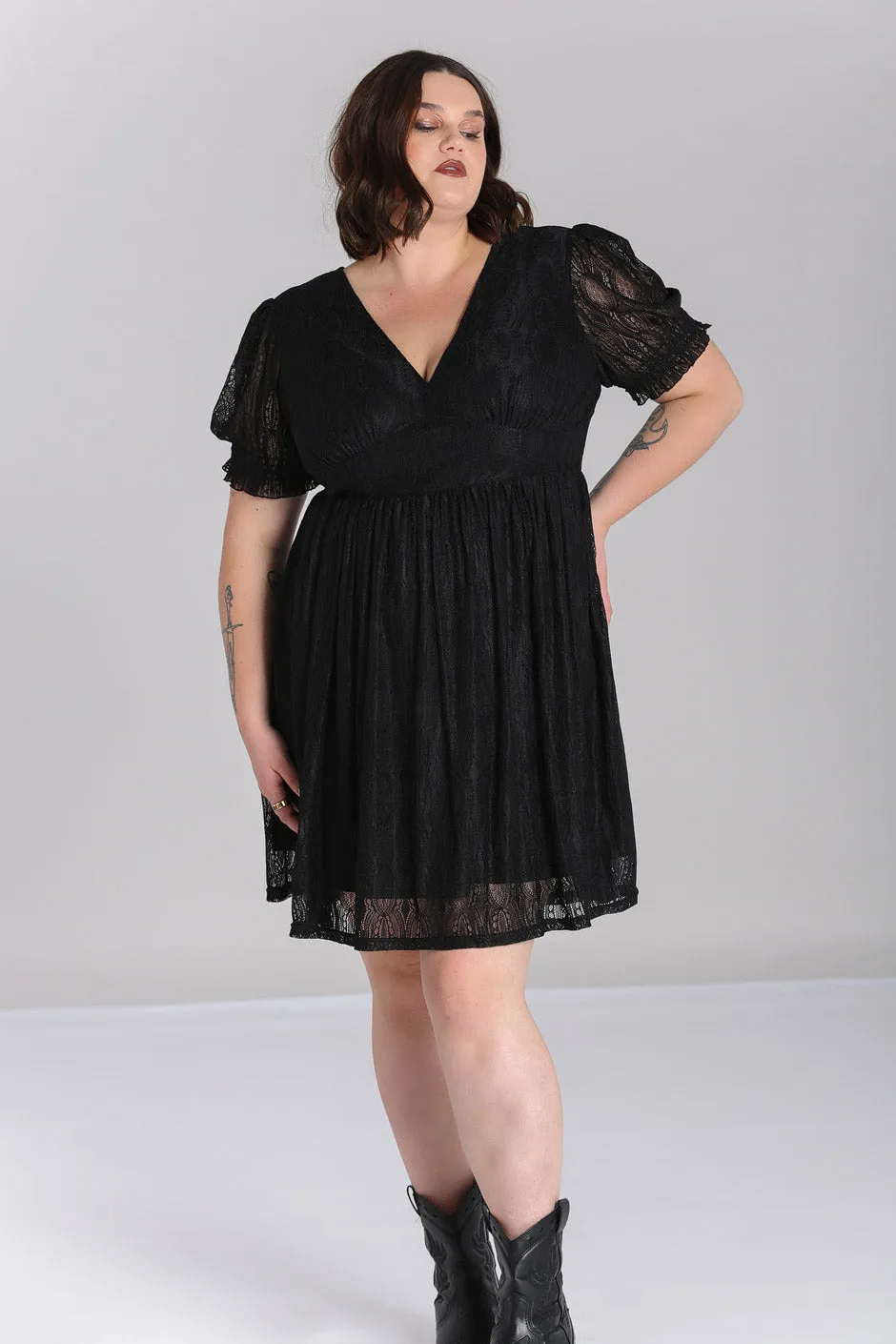 Mortem Mini Dress sold by Hell Bunny product image thumbnail 2