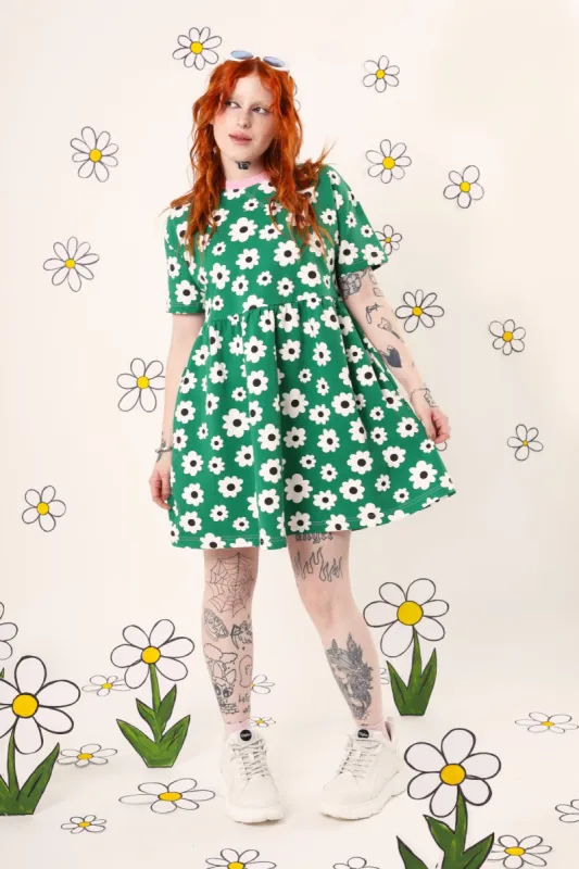 Kitsch Daisy MIni Dress sold by Hell Bunny