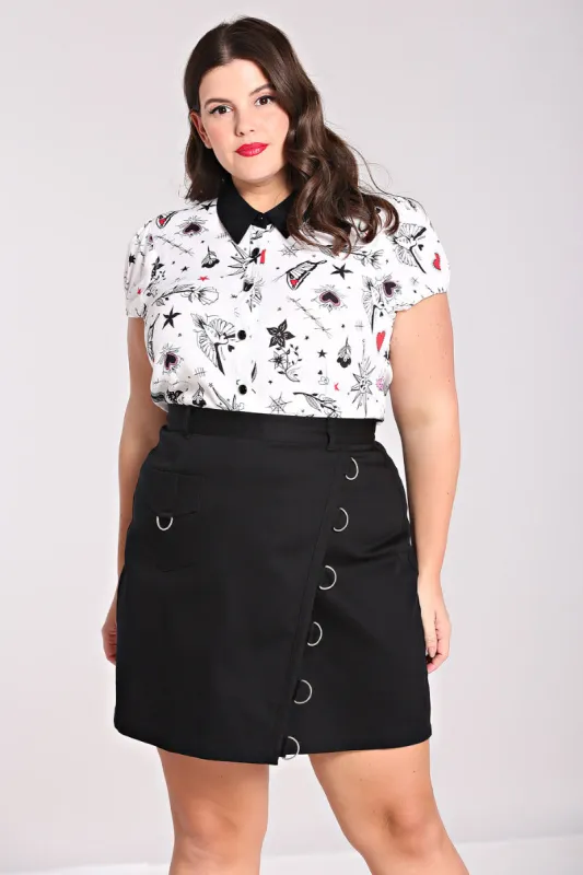 Avery Blouse sold by Hell Bunny