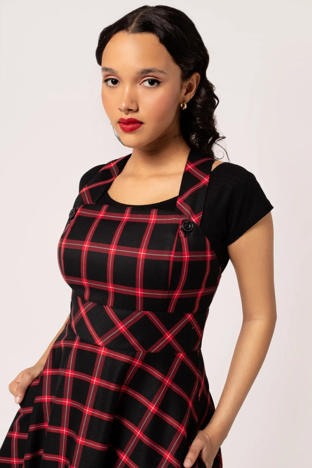 Janine Pinafore Dress sold by Hell Bunny product image thumbnail 3