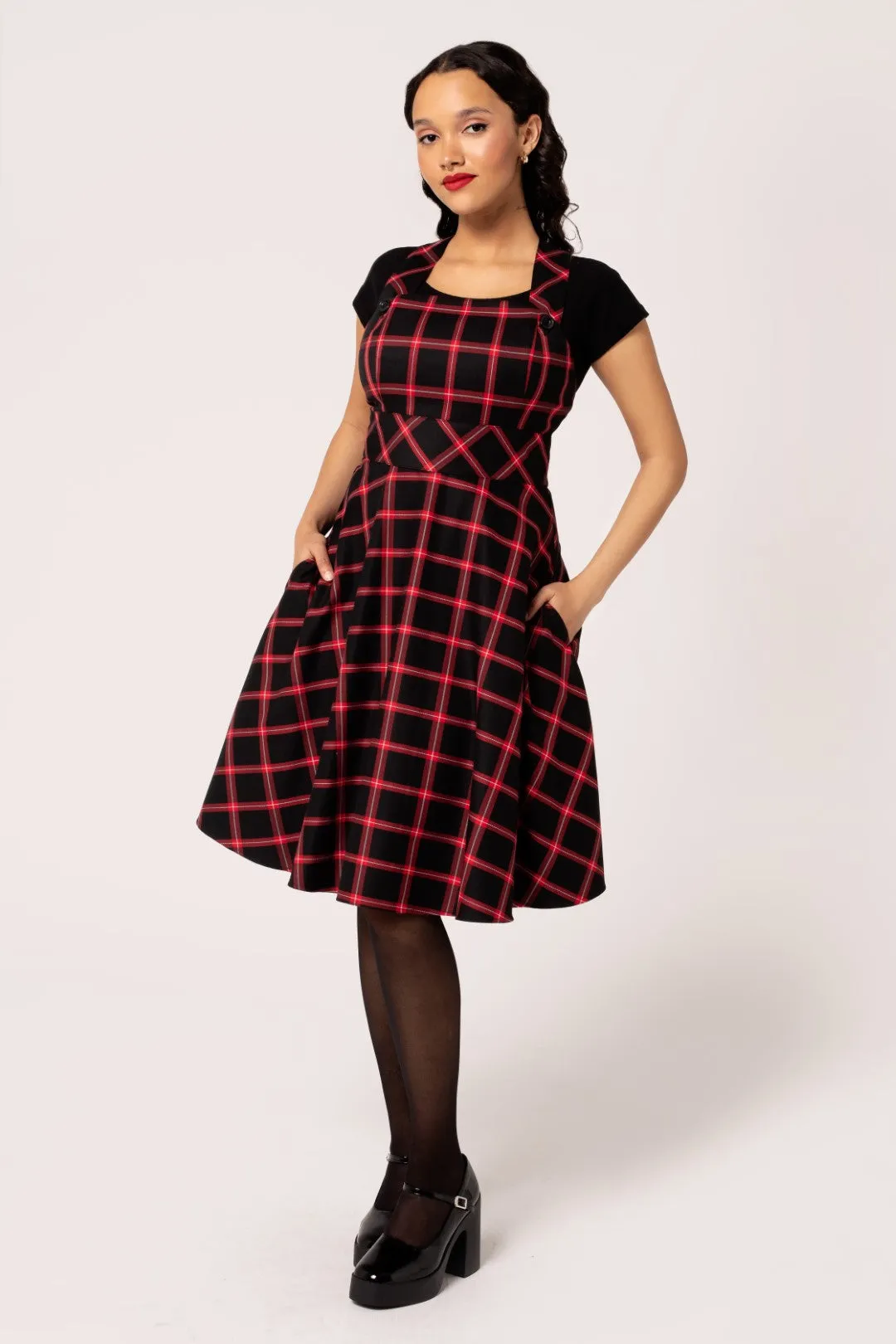 Janine Pinafore Dress sold by Hell Bunny product image thumbnail 2
