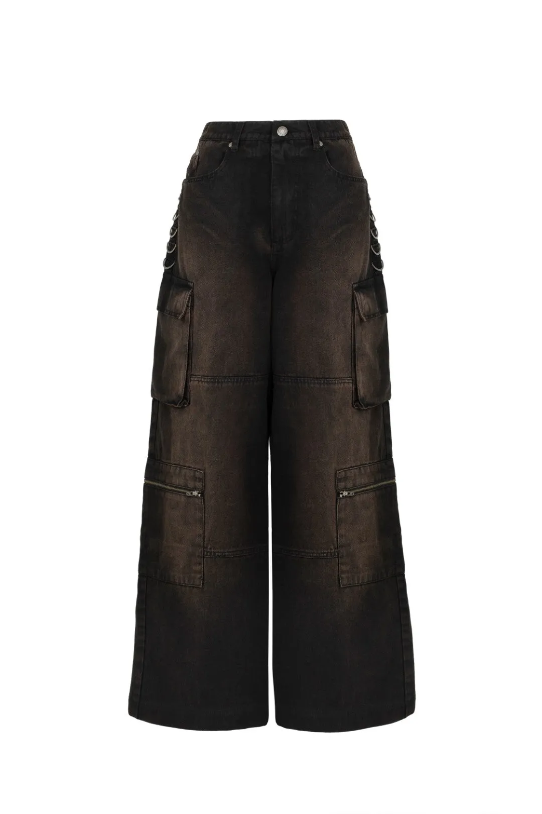 Cameron Jeans Brown sold by Hell Bunny