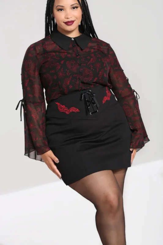 Tallulah Mini Skirt sold by Hell Bunny