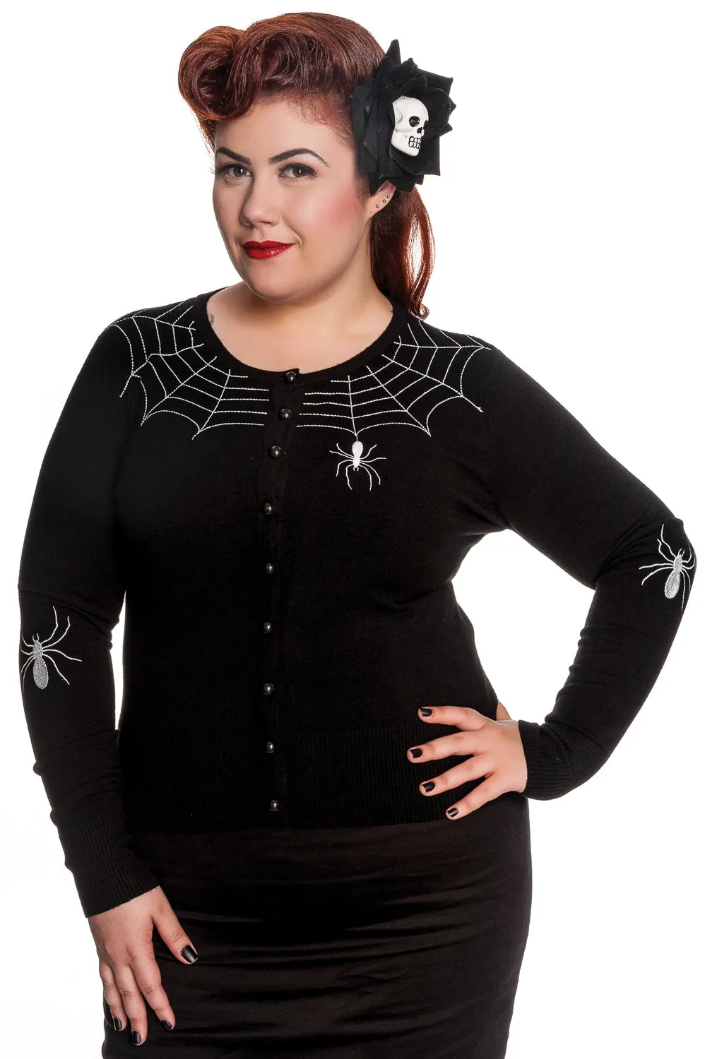 Spider Cardigan sold by Hell Bunny product image thumbnail 5