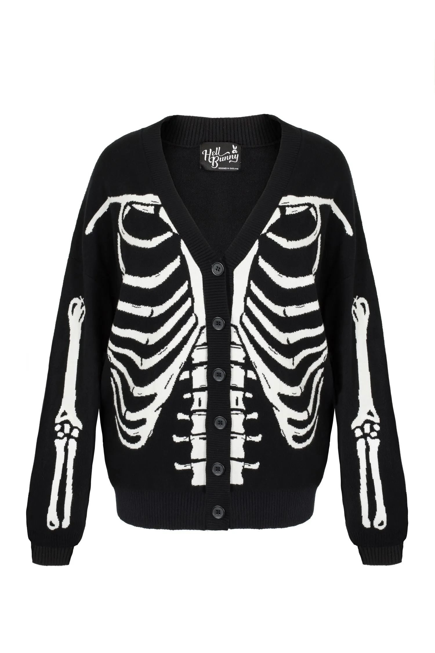 Skeleton Cardigan BKW sold by Hell Bunny product image thumbnail 5