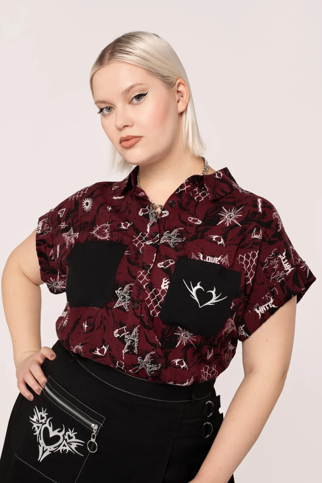 Doomed Shirt sold by Hell Bunny product image thumbnail 4