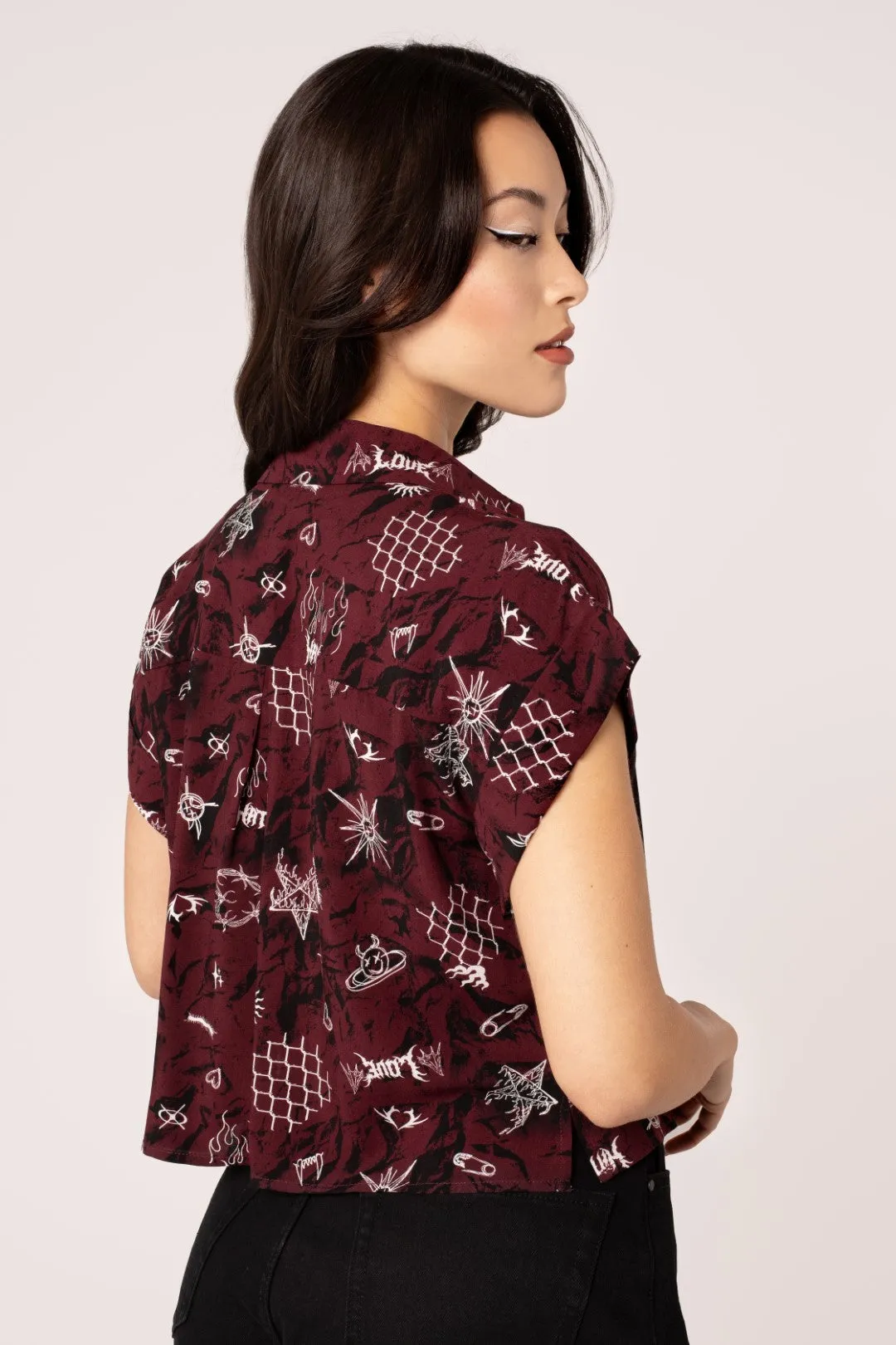 Doomed Shirt sold by Hell Bunny product image thumbnail 3