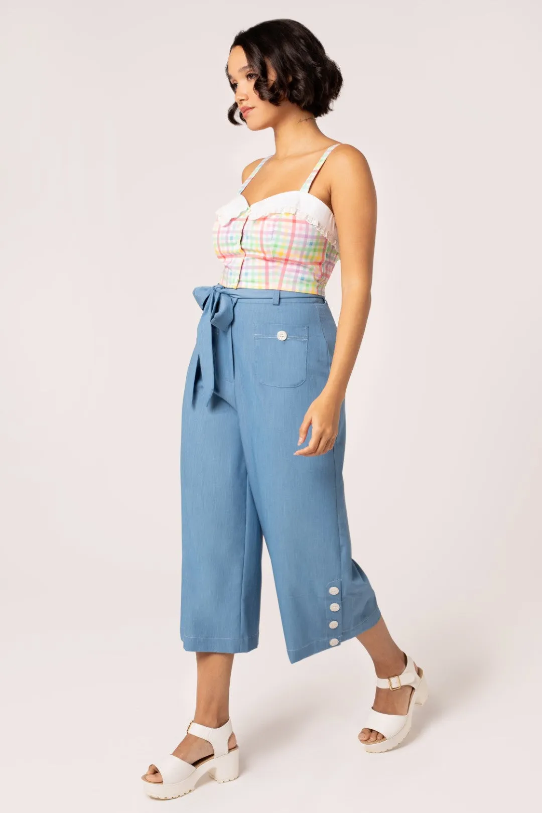 Rylee Culottes sold by Hell Bunny product image thumbnail 3