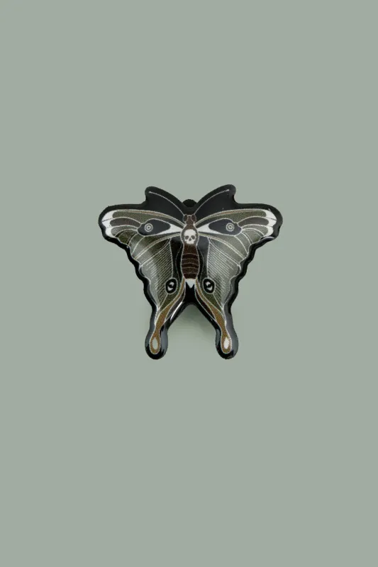 Gaia Moth Pin made by Hell Bunny