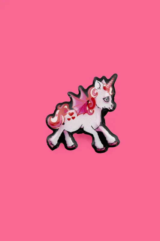 Flying Unicorn Pin sold by Hell Bunny