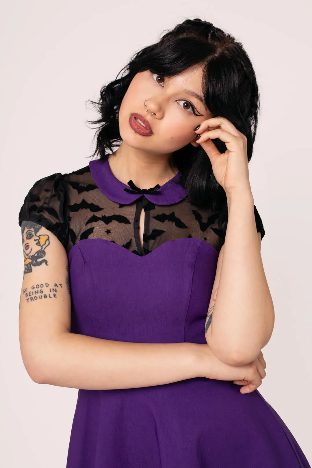 Batsy Dress sold by Hell Bunny product image thumbnail 2