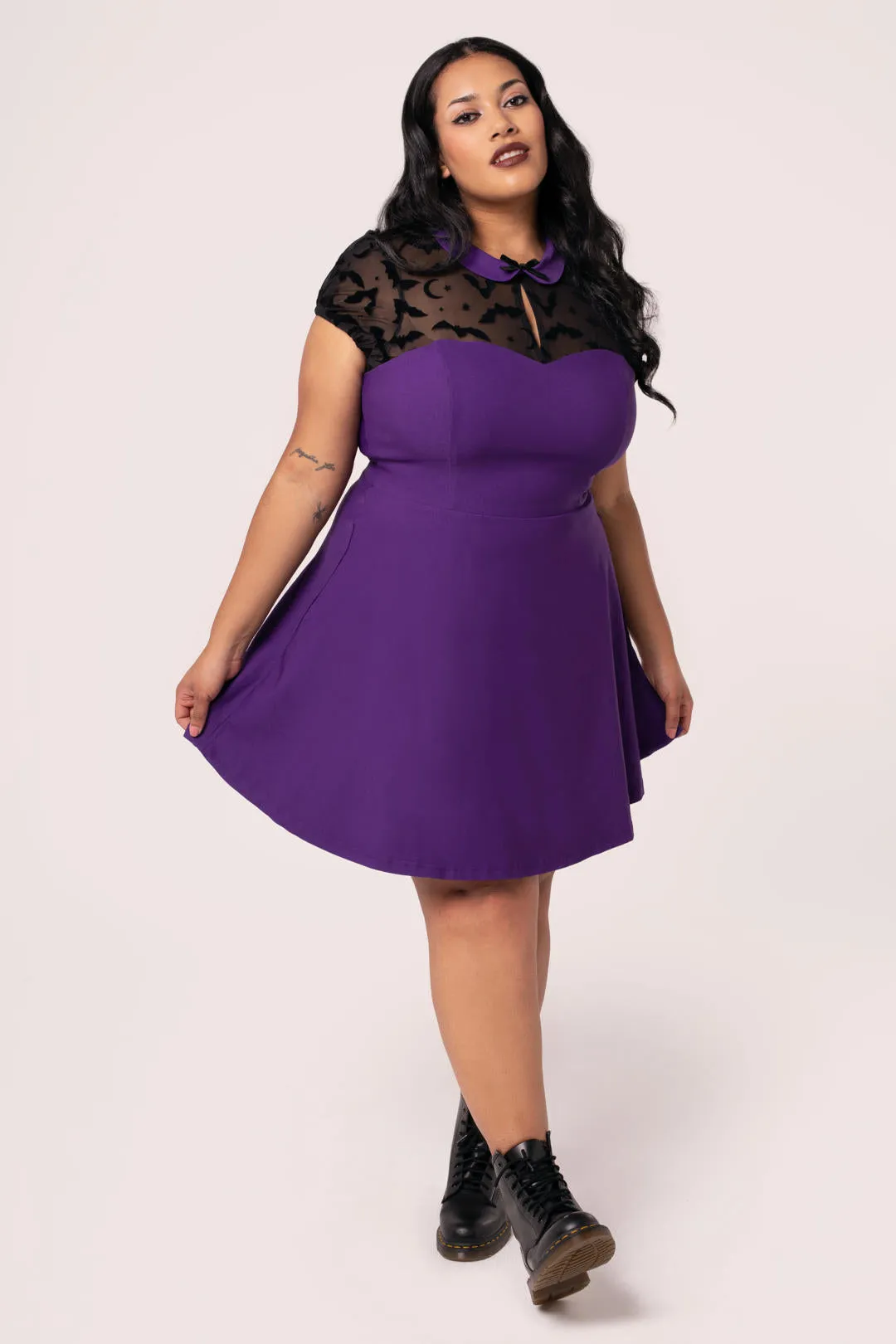 Batsy Dress sold by Hell Bunny product image thumbnail 5
