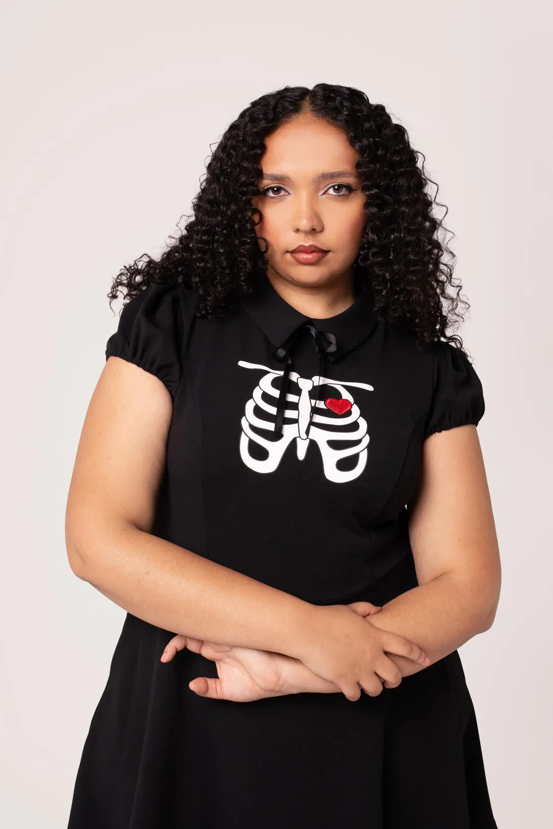 Skeleton Girl Dress sold by Hell Bunny product image thumbnail 5