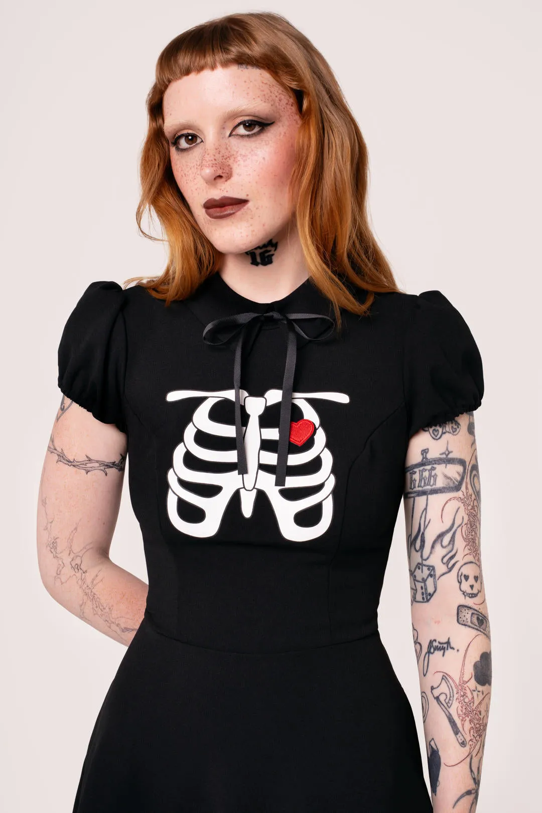 Skeleton Girl Dress sold by Hell Bunny product image thumbnail 2