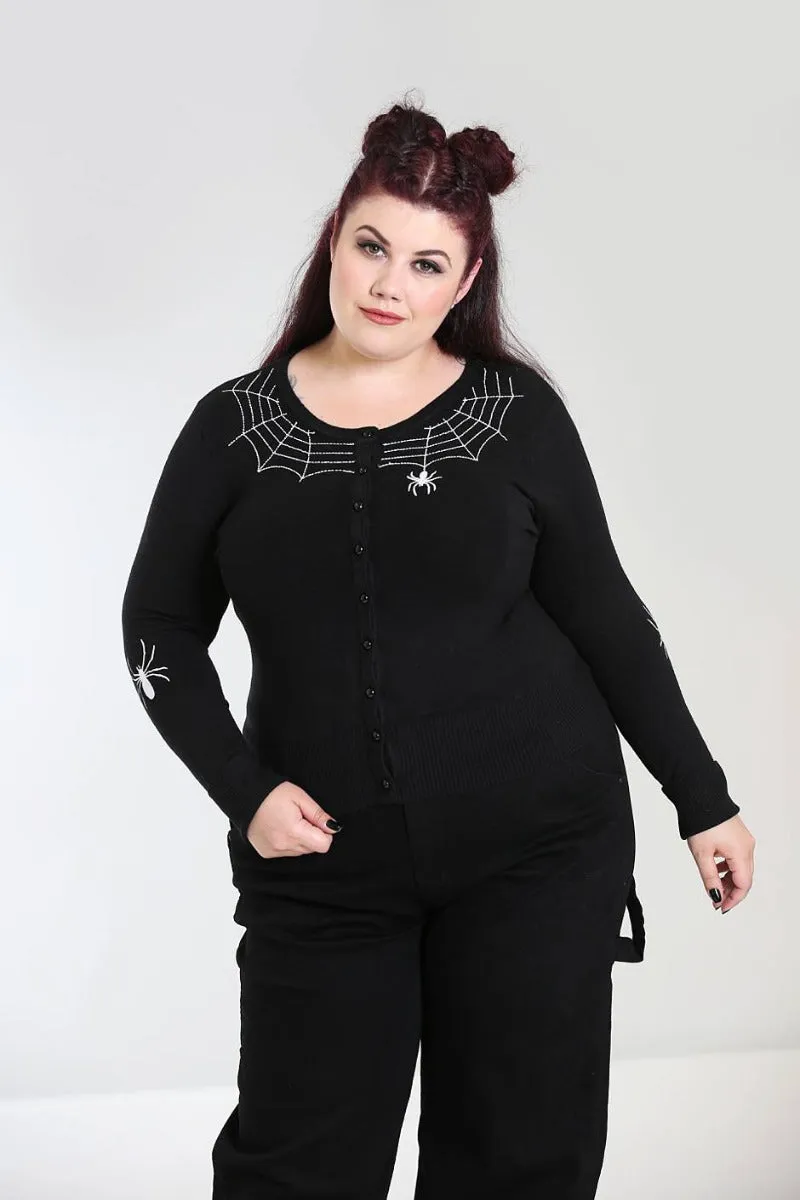Spider Cardigan sold by Hell Bunny product image thumbnail 3