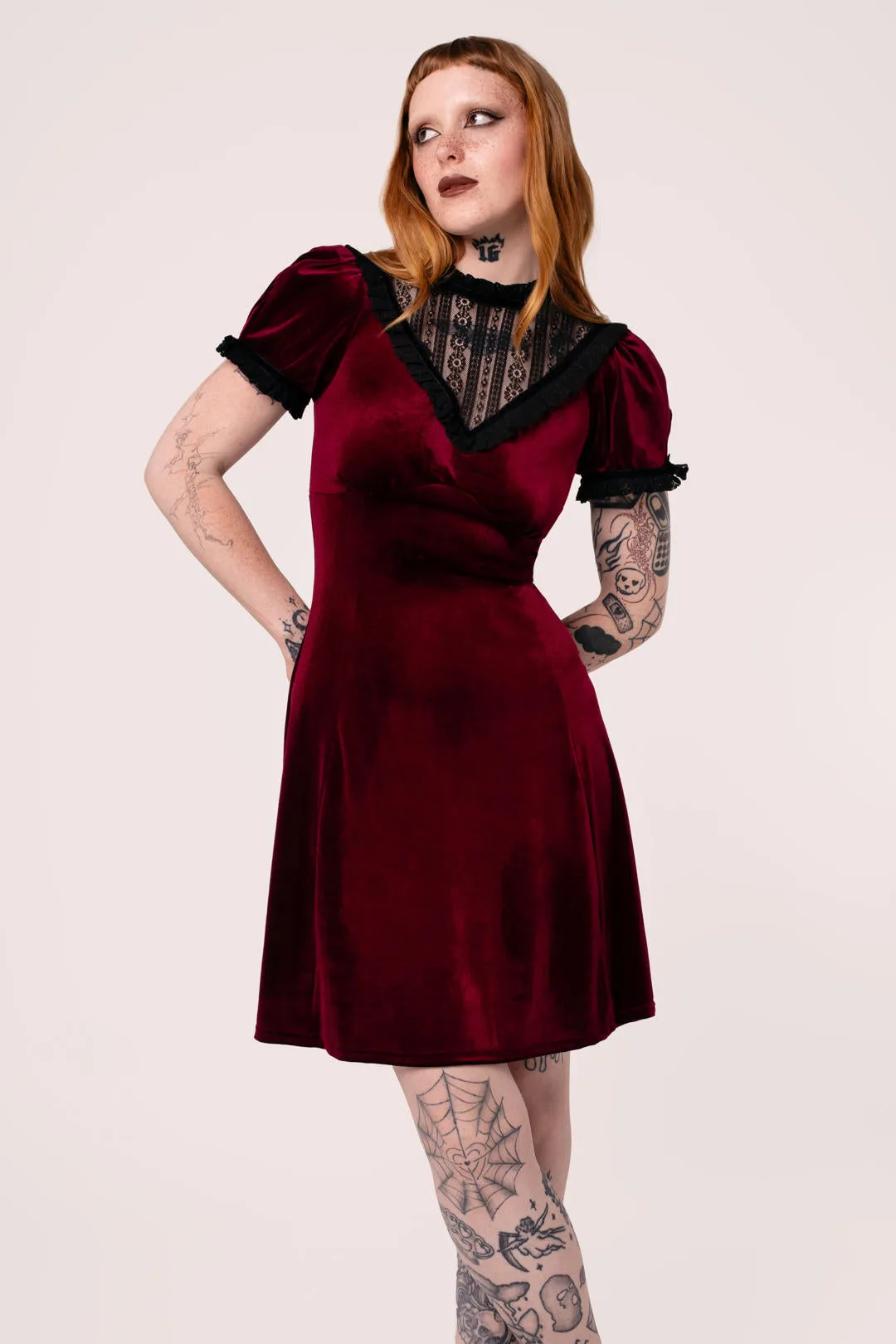 Mourning Dress sold by Hell Bunny product image thumbnail 3