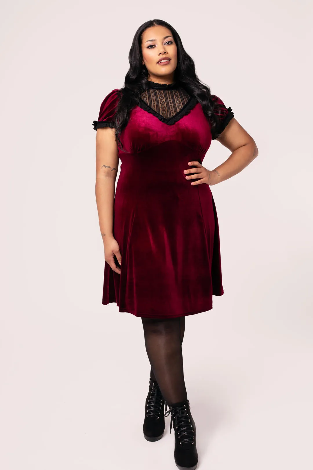 Mourning Dress sold by Hell Bunny product image thumbnail 5