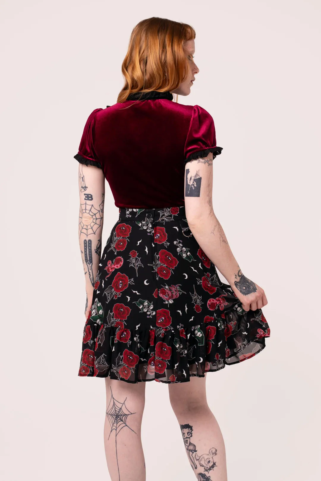 Mourning Top sold by Hell Bunny product image thumbnail 3