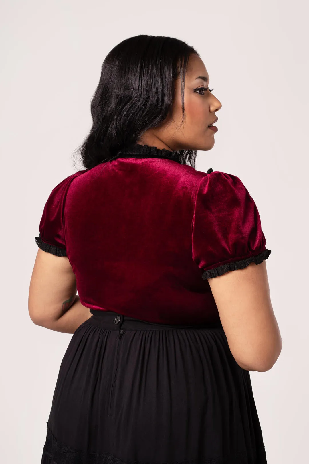 Mourning Top sold by Hell Bunny product image thumbnail 5