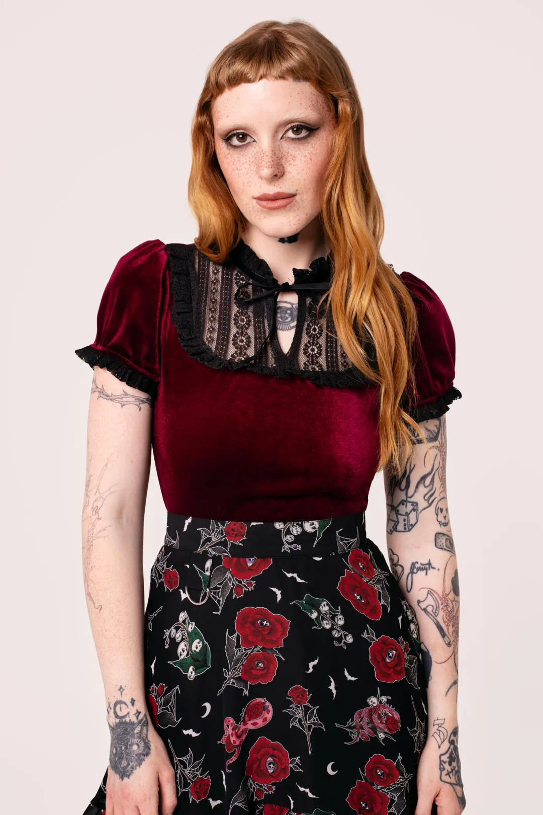Mourning Top sold by Hell Bunny