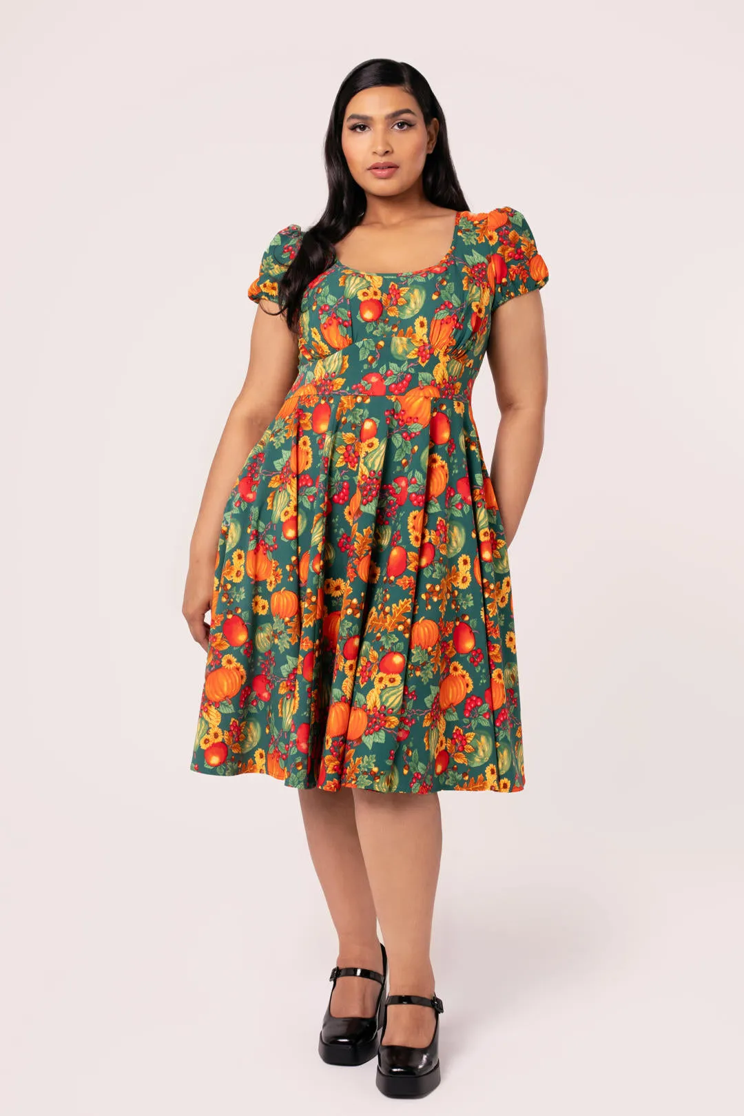 Pumpkin Patch Dress sold by Hell Bunny product image thumbnail 4