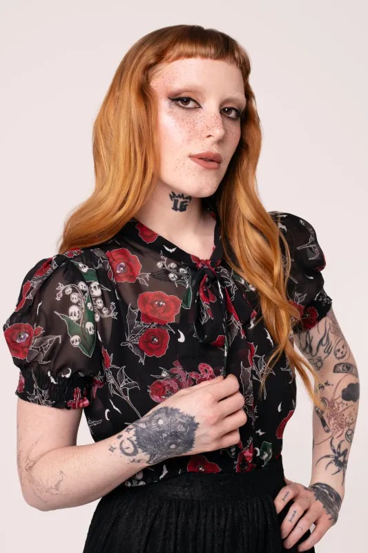 Blooming Elle Blouse made by Hell Bunny