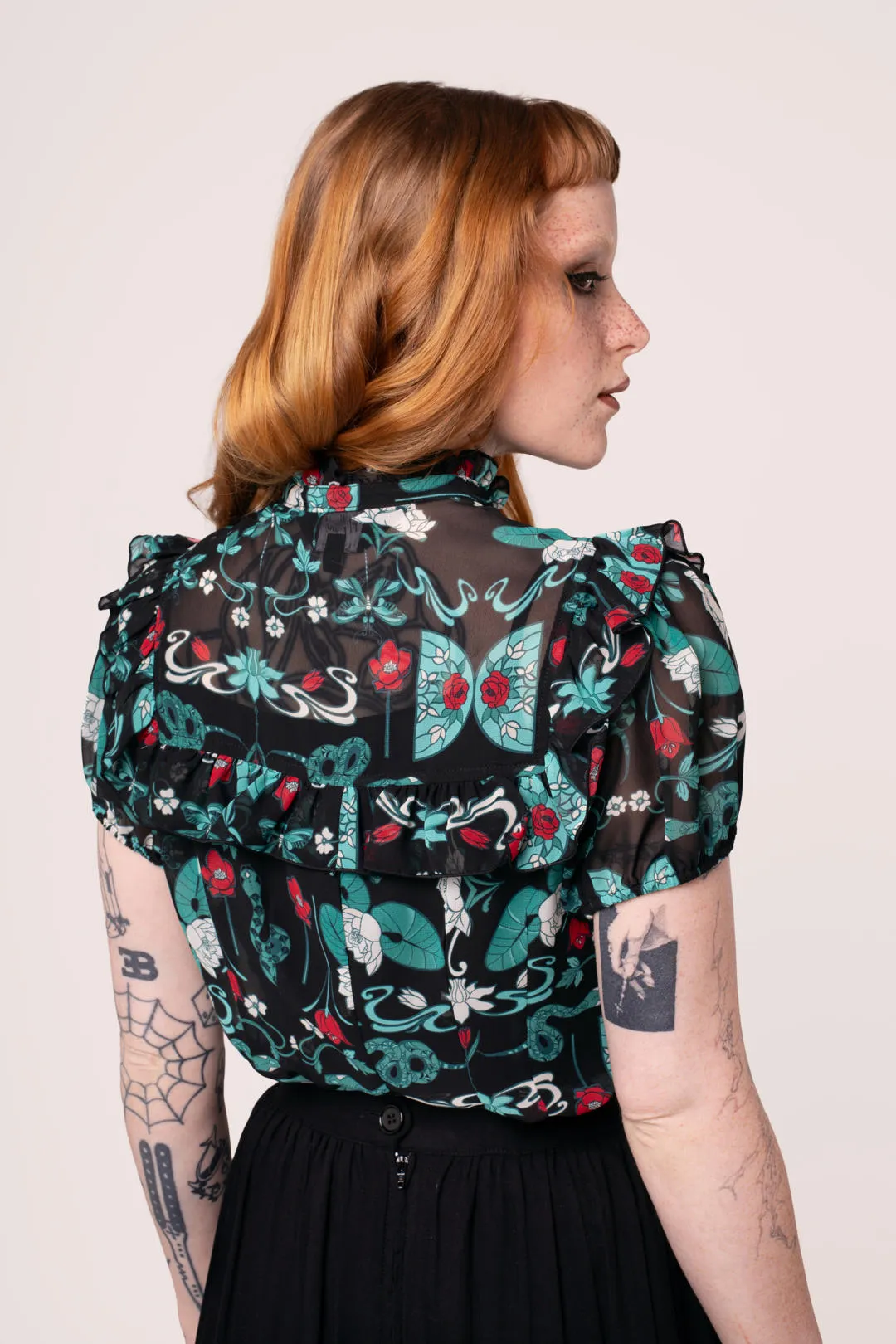Medea Blouse sold by Hell Bunny product image thumbnail 4