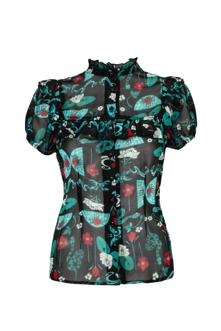 Medea Blouse sold by Hell Bunny product image thumbnail 5