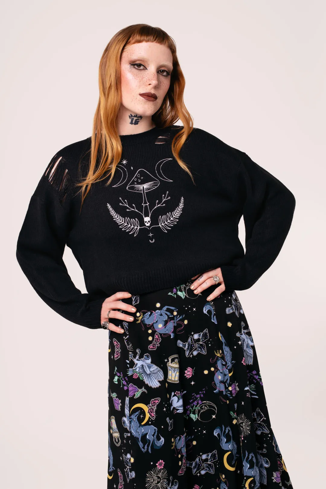 Russula Jumper sold by Hell Bunny product image thumbnail 3