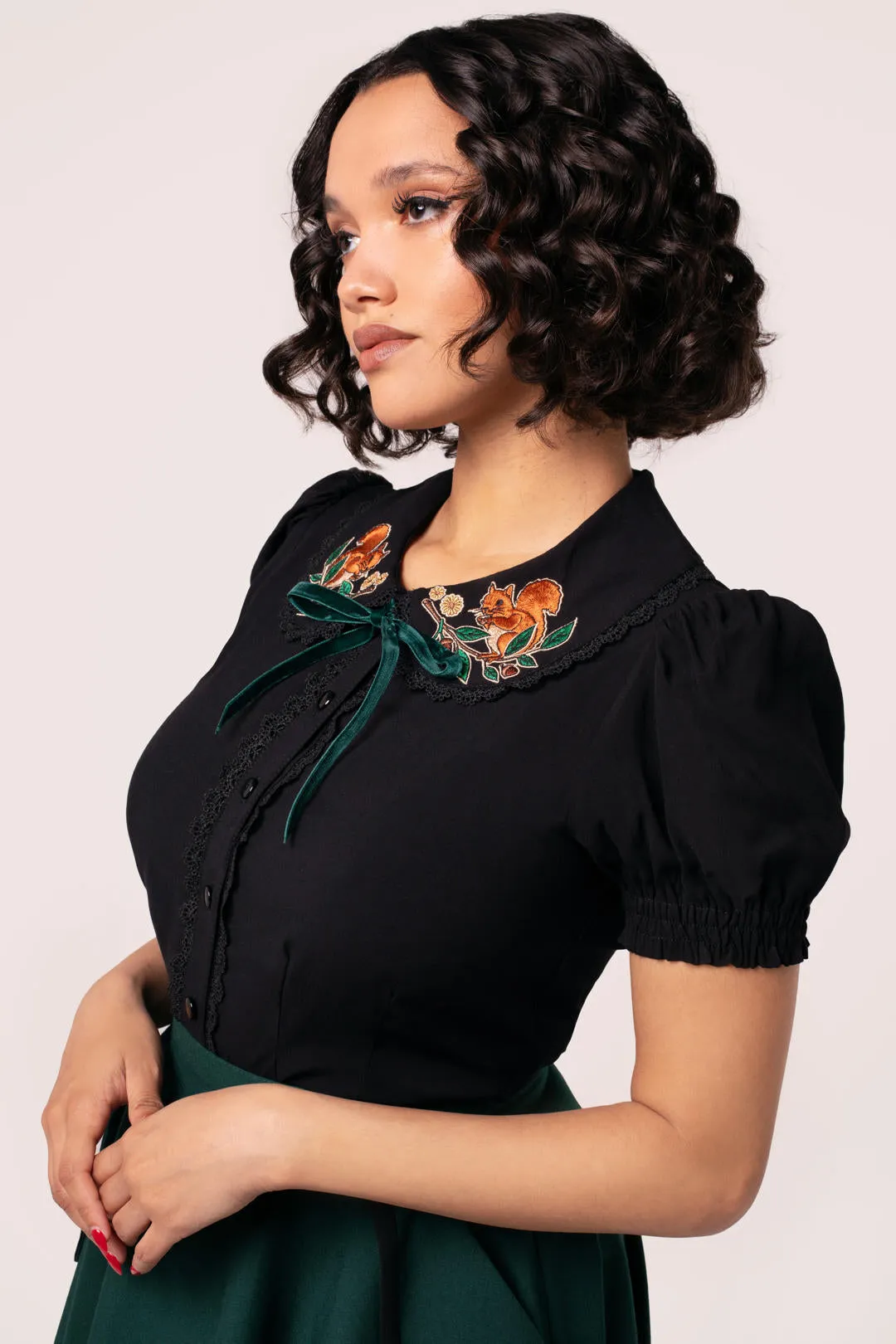 Chester Blouse sold by Hell Bunny product image thumbnail 3