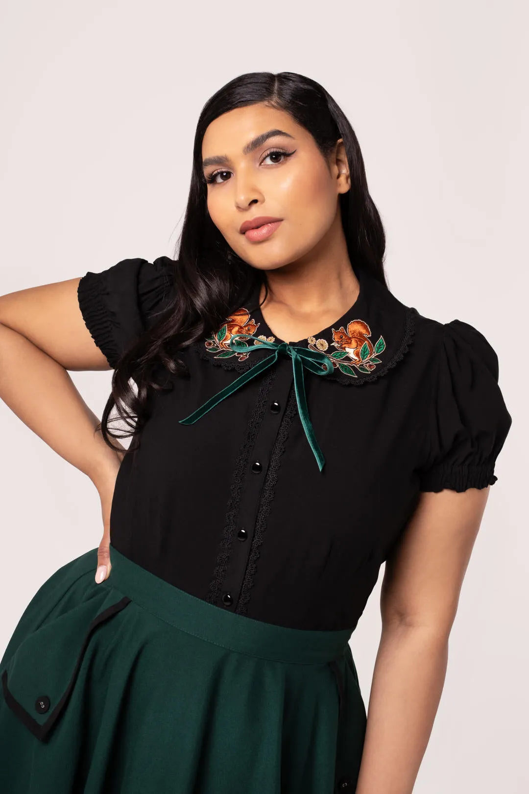 Chester Blouse sold by Hell Bunny product image thumbnail 5