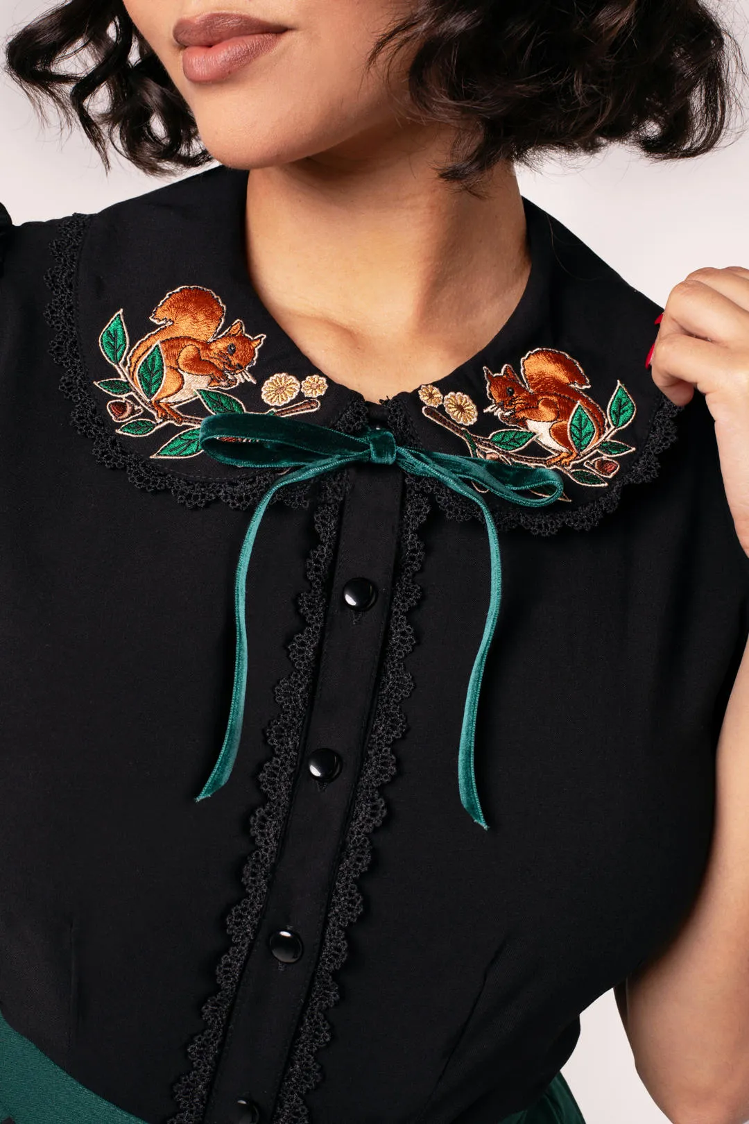 Chester Blouse sold by Hell Bunny product image thumbnail 2