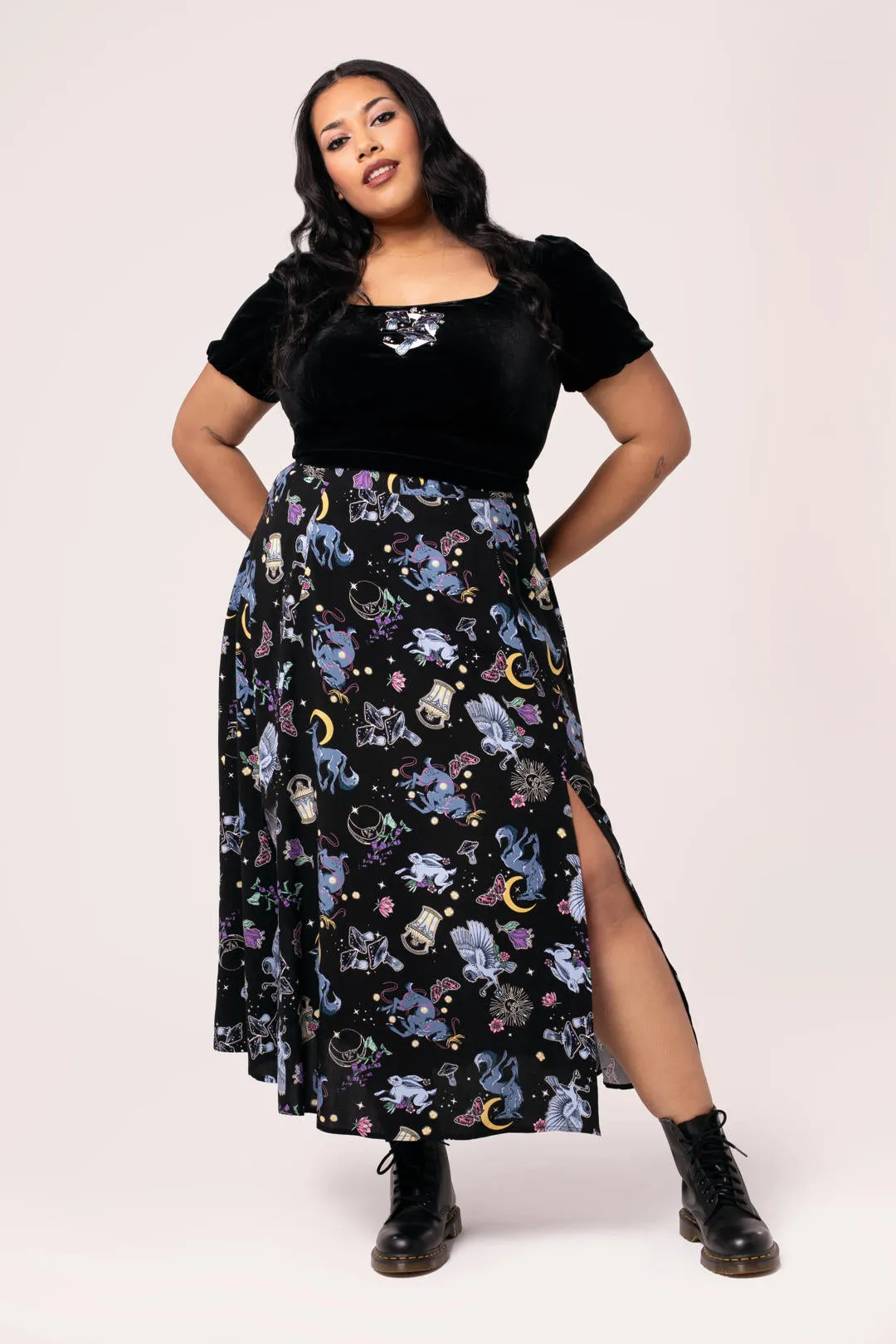 Moonlit Skirt sold by Hell Bunny product image thumbnail 5