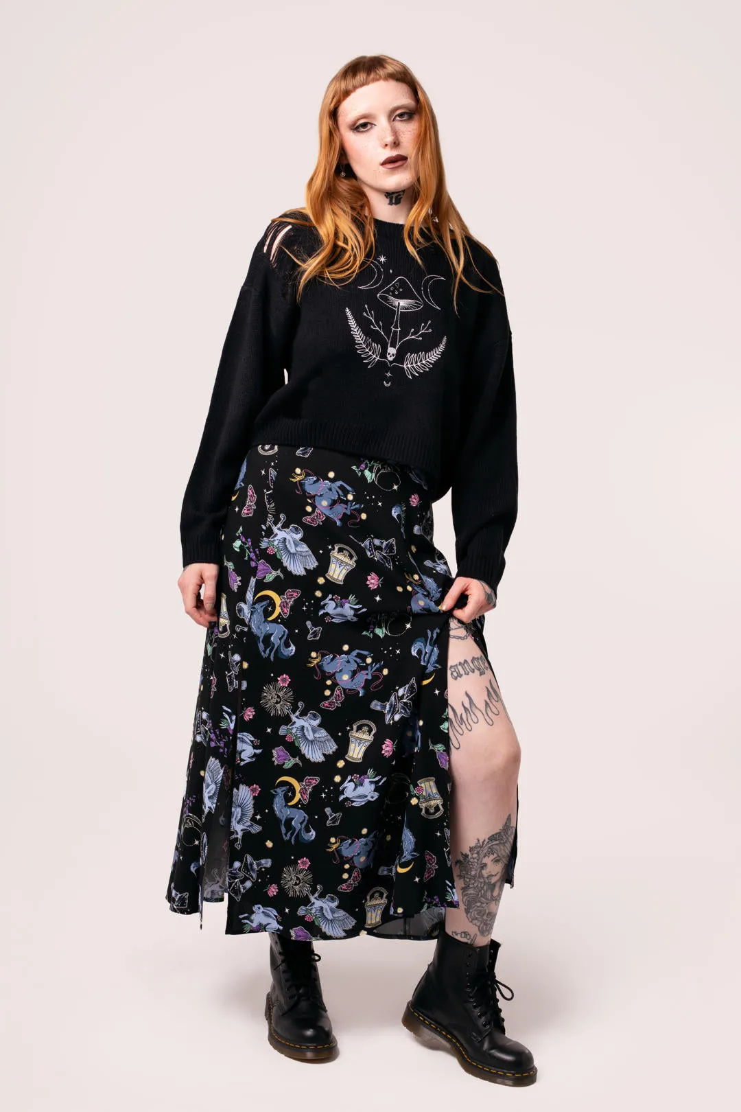 Moonlit Skirt sold by Hell Bunny product image thumbnail 4