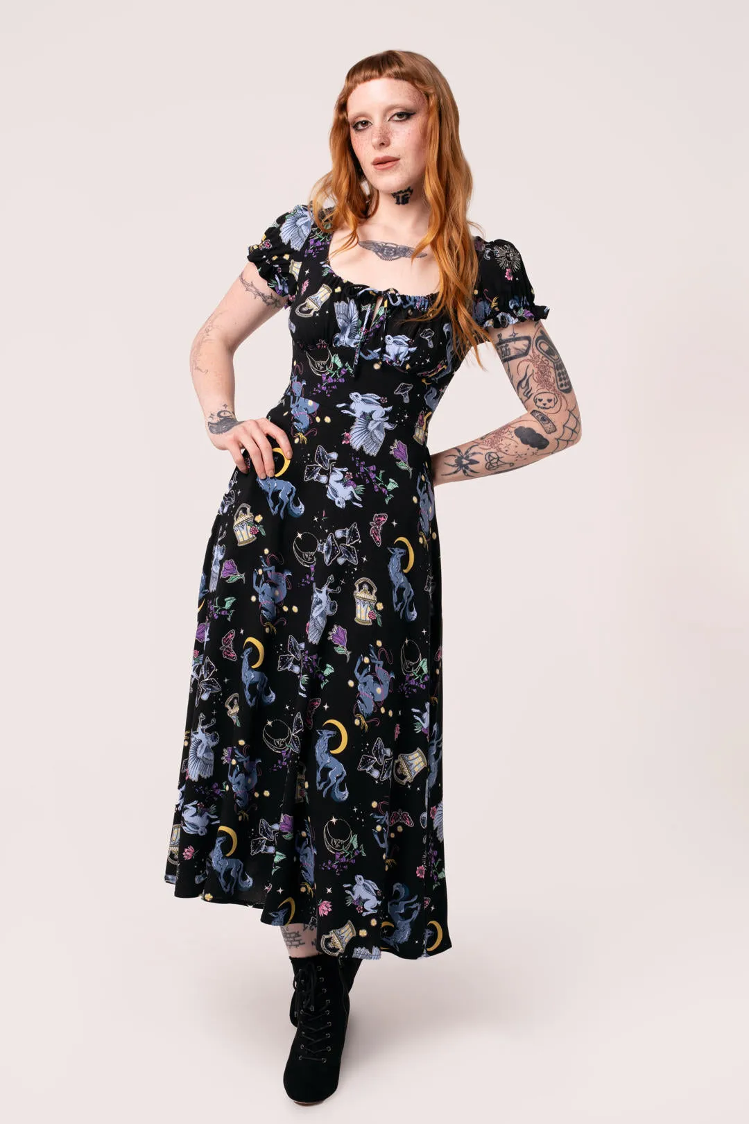 Moonlit Midi Dress sold by Hell Bunny product image thumbnail 2