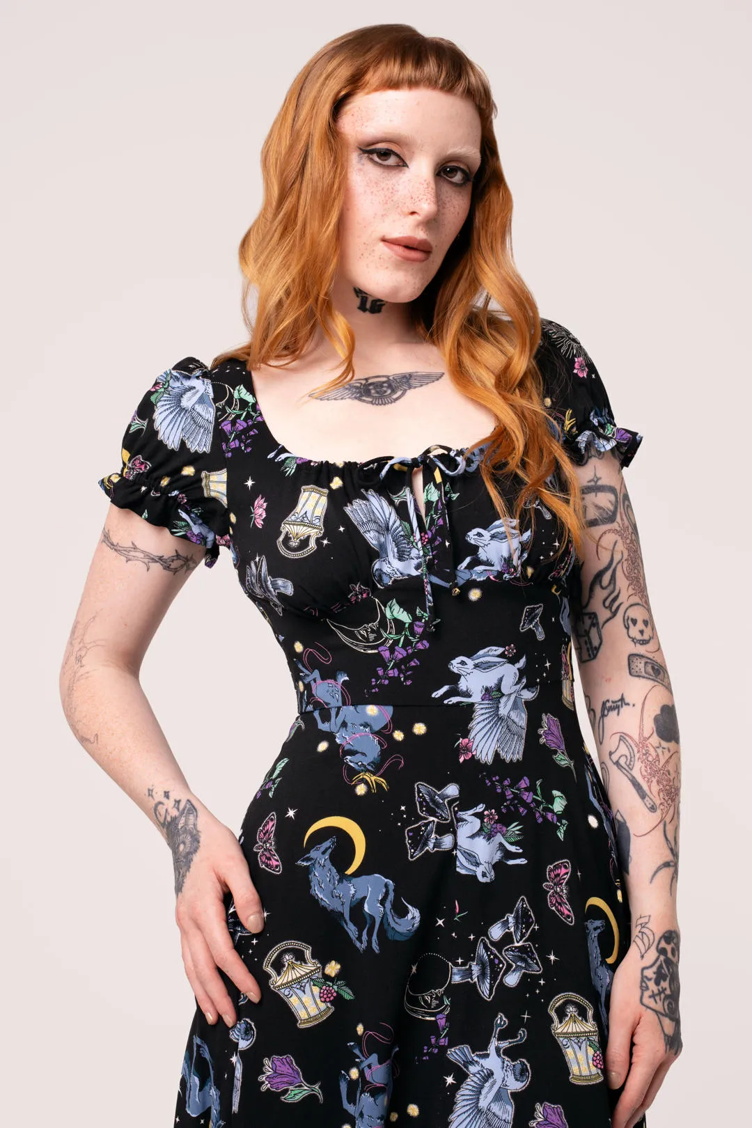 Moonlit Midi Dress sold by Hell Bunny product image thumbnail 3