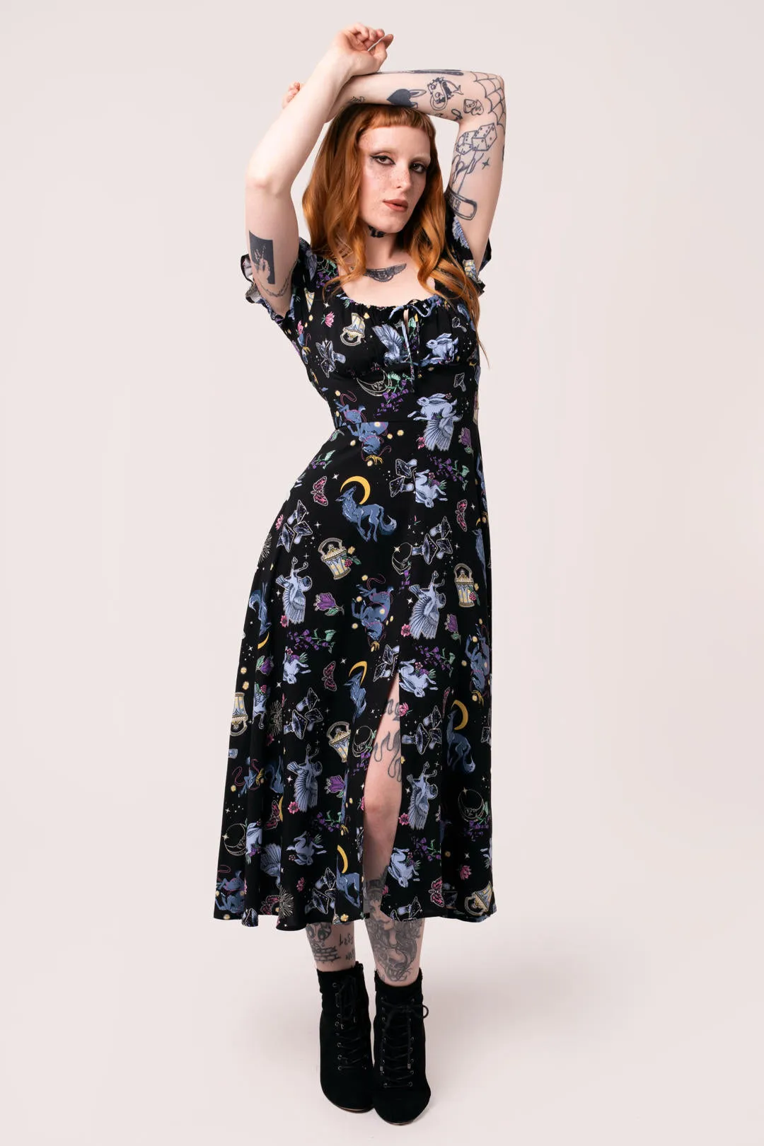 Moonlit Midi Dress sold by Hell Bunny product image thumbnail 4