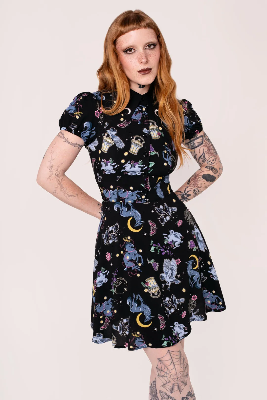 Moonlit Mini Dress sold by Hell Bunny product image thumbnail 3